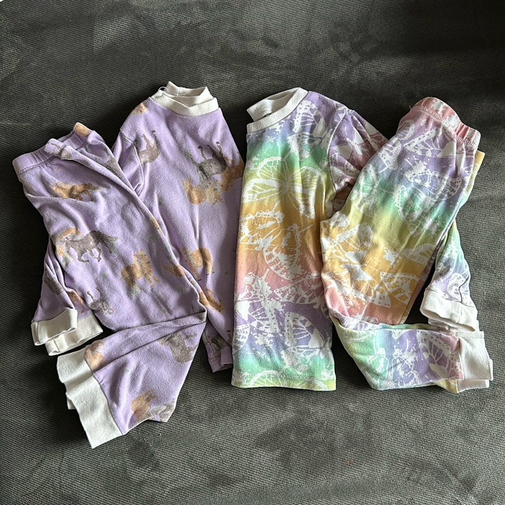 Burt’s Bees Kids Pajama Sets -2T (2 Sets) Organic